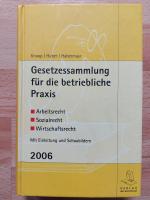 Gesetzessammlung für die betriebliche Praxis