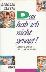 Deborah Tannen: Das hab