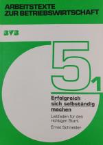 Erfolgreich sich selbständig machen