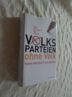 Arnim, Hans Herbert: Volksparteien ohne 