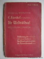 Ernst Haeckel: Die Welträtsel. Gemeinver