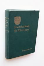 Staatshandbuch für Thüringen.