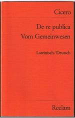 Cicero, Karl Büchner (Hrsg./Übers.): De Cicero, Karl Büchner (Hrsg./Übers.): De