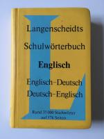 Langenscheidts Schulwörterbuch Englisch: