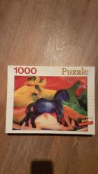 1000 Puzzle Franz Marc: Das blaue Pferdchen ca. 68x48cm