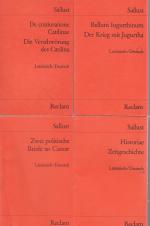 Sallust: Convolut 4 Bände - Bellum Iugur