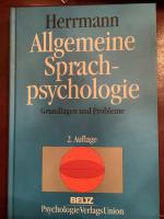 Allgemeine Sprachpsychologie