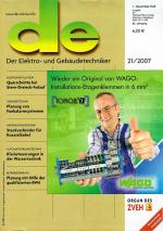 de – Der Elektro- und Gebäudetechniker - Ausgabe 1. November 21/2007