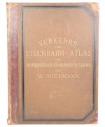 Verkehrs- und Eisenbahn-Atlas der Österreichisch-Ungarischen Monarchie. Umfassend sämtliche Eisenbahnen des Kaiserstaates nebst einem vollständigen Stations-Verzeichnis. -