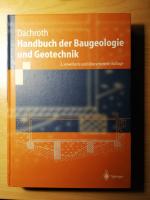 Handbuch der Baugeologie und Geotechnik