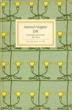 Heinrich Vogeler: DIR. Gedichte. Mit [fa