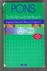 PONS Schülerwörterbuch Englisch-Deutsch 