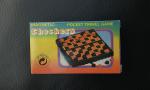 Dame / Checkers kleines magnetisches Reisespiel NEU