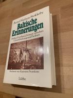 Baltische Erinnerungen.  *** m. Originalwidmung/-signatur ***   *** Rarität ***