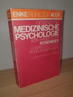 Enke Reihe zur AO. Medizinische Psychologie. Lehrbuch mit 120 Prüfungsfragen