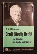 D. Karl Klingemann: Ernst Moritz Arndt -