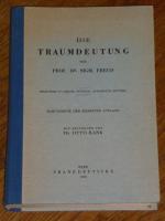 Die Traumdeutung von Prof. Dr. Sigm.Freud. Mit Beiträgen von Dr. Otto Rank. Manuldruck der siebenten Auflage.