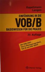 Kapellmann, Klaus D; Langen, Werner: Ein Kapellmann, Klaus D; Langen, Werner: Ein