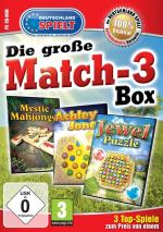 Der große Match 3 - Box - Ashley Jones / Mystic Mahjong / Jewel Puzzle - 3 Vollversionen Match 3 (3 gewinnt) - Windows PC Games