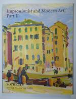 Impressionist and Modern Art: Part II : Sotheby's, New York, May 14, 1998, Verkaufskatalog