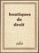 Boutiques de droit.