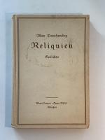 Dauthendey, M. (Max): Reliquien