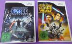 Nintendo Wii Spielesammlung 2 Spiele von Star Wars mit Clone Wars & Force Unleased