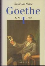 Nicholas Boyle: Goethe. Der Dichter in s