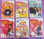 Nintendo Wii Spielesammlung 6 Spiele: 2x Germany's Next Topmodel, My Baby 2, ...