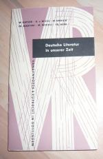 Deutsche Literatur in unserer Zeit