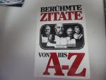 Berühmte Zitate von A bis Z. Hardcover