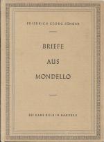 Briefe aus Mondello. 1930. (Erstausgabe)