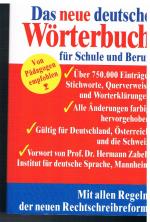 Das neue deutsche Wörterbuch für Schule und Beruf