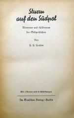 Sturm auf den Südpol - Abenteuer und Heldentum der Südpolfahrer