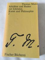 Schriften und Reden zur Literatur,Kunst und Philosophie 2 (MK 114)