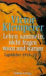 Klemperer, Victor und Walter (Herausgebe