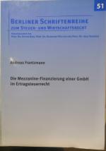 Andreas Frantzmann: Die Mezzanine-Finanz