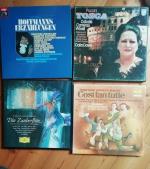 MOZART PUCCINI Sammlung Konvolut 4 Boxen Klassik Vinyl 11 Lps + Begleithefte