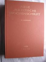 Neue Juristische Wochenschrift, 41. Jahrgang 1988 1.Halbband