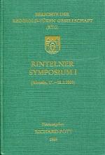 Berichte der Reinhold-Tüxen-Gesellschaft, Band 1:, Rintelner Symposium I. Rinteln, 17.-18.3.1989.