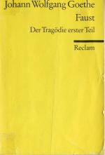Goethe, Johann Wolfgang: Faust - Der Tra Goethe, Johann Wolfgang: Faust - Der Tra