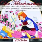 Der Märchenschatz - 10-CD-Box - Dornröschen, König Drosselbart, Der kleine Muck, Schneeweißchen und Rosenrot, Tischlein deck dich, Die goldene Gans, Rosenresli, Rübezahl, Aladin und die Wunderlampe, Aschenputtel