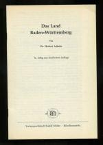 Das Land Baden -Württemberg ° Landeskunde 1964