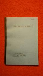 Odenwaldschule  -  Kursverzeichnis  -  Schuljahr 1993 / 94   -   NEU  -  noch unbenutzt !