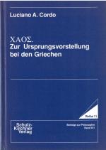 XAOS - Zur Ursprungsvorstellung bei den Griechen