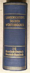 Langenscheidts Taschenwörterbücher der russischen und deutschen Sprache • 1./2. Teil in 1 Band   Russisch/Deutsch + Deutsch/Russisch