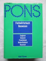 PONS: Fachwörterbuch Bauwesen - Englisch-Deutsch+Französisch+Niederländisch+Russisch