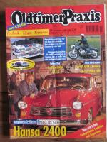 Oldtimer Praxis November 2001  Borgward Hansa 2400 / Opel Manta 400 / Benelli Tornado / Terrot OSC / Autobianchi A1 12