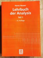 Harro Heuser: Lehrbuch der Analysis