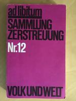 ad libitum Sammlung Zerstreuung  Nr.12